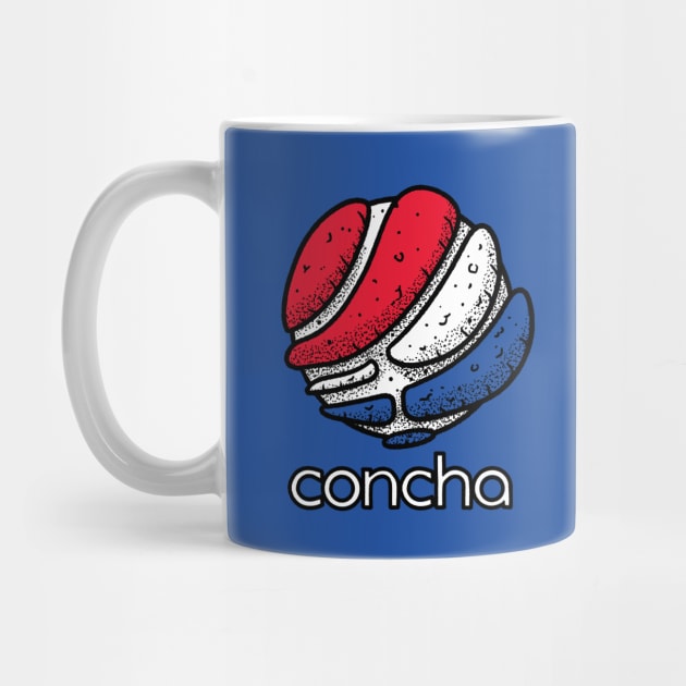 Concha - Pan Dulce Funny Mexican Food by aaronsartroom